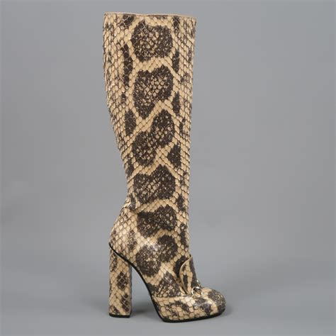 gucci bamboo style shoes|gucci snakeskin boots.